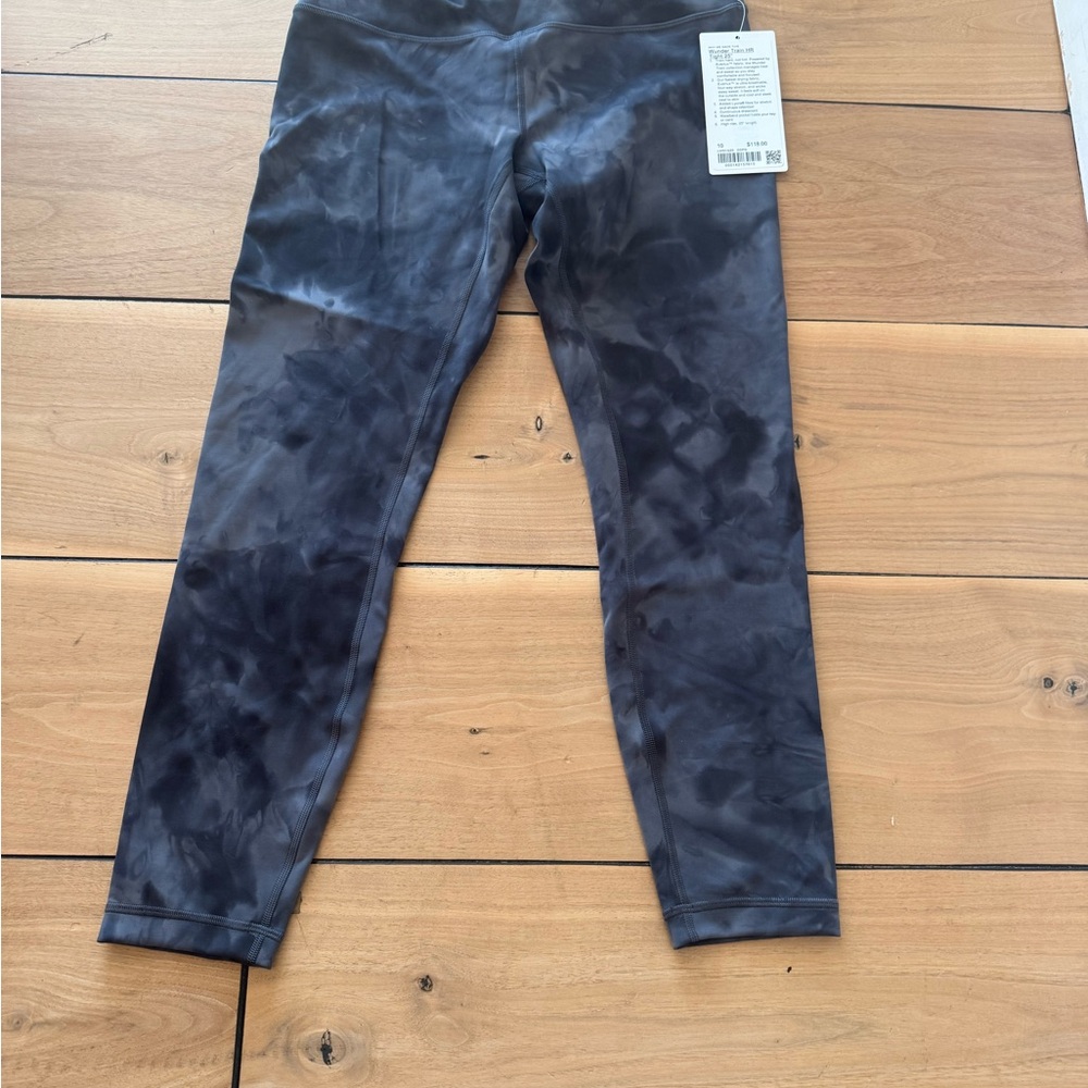 lululemon athletica Black Tie-Dye Leggings
